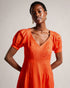 OPALZ-Dresses-OPALZ is classy, comfy and effortlessly cool. Featuring a low back, puff sleeves and pockets, this midi dress is the perfect holiday dress. Whether you're strolling along the sun-kissed beaches or enjoying a leisurely brunch in a picturesque coastal town, this dress is the perfect companion for your holiday adventures. Is that the South of France calling? If you are between sizes we recommend sizing up for this product. Midi dress Short puff sleeves Cupro, lyocell and linen No stretch with a f